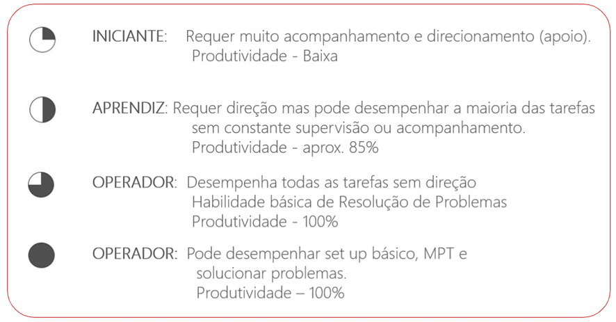 níveis da matriz de versatilidade